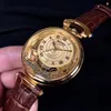 Bovet Amadeo Fleurier Grand Complications Virtuoso Skeleton Tourbillon Automatische geelgouden gouden wijzerplaat Herenhorloge Leer Timezone208M