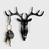 Wall Decor Hooks Antlers American Style Household Decor Hooks Multi-purpose Wall Coat Keys Bags Clothes Deer Hooks Free Shipping