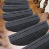 Mattor Moderna ränder Trappor Matthäftande mattra trappstegar Nonslip Staircase Rug Cover Protection 15pcs15726772