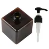 Bouteille rechargeable de 250ml, distributeur de Gel douche, shampoing, pompe à savon pour les mains, conteneur de bouteilles liquides pour cuisine et salle de bains
