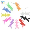 10000 pcs/lot haute qualité poisson os écouteur support de câble enrouleur organisateur pour MP4 MP3 téléphone portable livraison gratuite