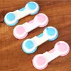 Kids Safety Pink Blue Refrigerator Door Loc Home Use Protection Children Drawer Doors Locks Baby Child Plastic Simple Lock DH0918