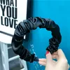 Moda satén seda Color sólido Scrunchies bandas elásticas para el cabello mujeres niñas accesorios elegantes soporte de cola de caballo lazos para el cabello Rope1164370