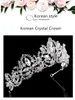 Copricapo Corona barocca Nuova moda europea e americana Cerimonia di nozze di cristallo Sposa Copricapo di lusso Corona Accessori da sposa Ac