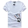 2019 Mens Fashion Tshirt Summer Short Sleeve Round Neck Tee Plus Size Printed Casual Cotton Tshirt with 6 Colors Size S-5XL