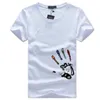 Mens Fashion Tshirt Summer Short Sleeve Round Neck Tee Plus Size Printed Casual Cotton with 6 Colors S-5xl