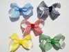 3quot doublebledeck Gingham Plaid Riband Hair Bows Hair Ties Accessories Accessories Hairbows Heas Hair Elastic Boble HD35559009822