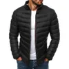 ZOGAA 2019 hiver hommes Parkas gars garçons chaud décontracté à manches longues bouffant Parkas manteau mâle solide mince fermeture éclair Simple manteau