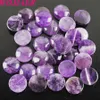 Wojiaer Gemstones Round Cabochon Beads Natural Rose Quartz Chakra Bead Fit for Women Mens Diy Making Bu816