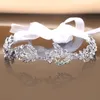 Sliver Crystal Headband Romantic Commian Style Party Headpieces Headdress Piękne Dostawy Ślubne Bridal Akcesoria do włosów Naklejki głowy