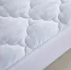 one white quilted elastic Mattress Protection Pad with filling hotel mattress cover 6 size available