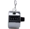 Siffror Stainless Counters Professional 4-siffrig handhållen Tally Counter Manual Palm Clicker Number Counting Golf