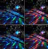 Solar Projection Lamp Rotatable RGB Colorful Lawn Solar Powered Light Outdoor LED Decoration for Christmas Party Home Garden 2pcs