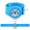 lizard 25mm Diffuser locket Kids Mosquito Repellent Bracelet Essential Oil Diffuser Locket Stretchable Silicone Slap Bracelet Free 10pads