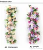 2020 100 cm sztuczny jedwab róży rząd DIY Ślubny przewodnik drogowy Łuk dekoracja sztuczny kwiat otwarcie studio rekwizyty Dress Up Flower