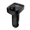HY82 Chargeur de voiture Lecteur audio MP3 Kit de voiture Bluetooth Transmetteur FM Appel mains libres 5V 4.1A Double USB