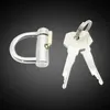 3mm/0.12 "PA Lock Piercing Male Chastity Device Prince Albert rostfritt stål A78