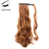 RESTEAUTY HAAR 20 INCH LANG LANGGAVE WAPEN ROND HAARSTELS FAKE HAAR PARYSONESTERSEXTSIONS HOGE TEMPERATUURE FIZE Synthetische Haarextensies