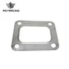 PQY - T04E T66 T70 GT35 GT40 T4 Turbo Turbine Inlet Gasket T4 Flange Gasket 4 Bolt 304 Stainless Steel PQY4807