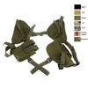 Utomhussportattack Combat Bag Molle Pack Pistol Gun Pack Camouflage Shoulder Holster With Magazine Pouch No17-203