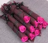 Single STEM Artificial Rose Scented Bath Soap Rose Soap Flower Bouquet For Wedding Valentines Day Mothers Day Teacher Day Gift4536610