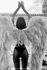 美しい結婚式の壮大なイベント装飾ハイト品質豪華な赤面ピンクグレーホワイトダチョウの羽の翼妖精アイテムバースデー8493638