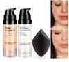 professional makeup set matte foundation primer base make up kit oilcontrol pores liquid cream brand cosmetic puff