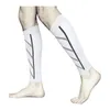 Chaussettes de sport à Compression fine en cuir de veau, chaussettes de Compression pour course de nuit, leggings fluorescents en nylon, chaussettes de basket-ball, 2020