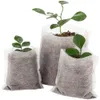 100 PC multi-taille pots biodégradables Non-tissé pépinière sacs plante grandir tissu semis écologique aération plantation sacs