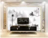 3d stereoscopic wallpaper Dolphin starry blue ocean wallpapers TV background wall painting