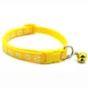 12 Kolory Kołnierz PET Z Bell Regulowany Klamra Safety Smycze Small Cat Dog Puppy Neck Collars Leash Product VT0834