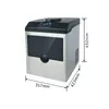 Machine à glace automatique commerciale maison portable électrique Bullet Round Ice Machine 25 kg / 24h Coffee Bar Milk Tea Shop