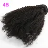 Vmae Nouvelle Arrivée Mongol Birman Afro Crépus Bouclés droite Remy Vierge 4A 4B 4C 3A 3B 3C Trame de Cheveux Weave Piece Extensions de Cheveux Naturel