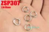 sleutelhangerring 1010 mm8810 mm split ringen dubbele lusring roestvrij staal kan doe -het -zelf sieraden 100pcslot zsp307 zsp3086566125 mixen