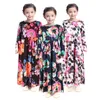 Fille Bohème Princesse Robe 2019 Printemps Automne manches longues Enfants Robe Florale Bébé Vêtements INS enfants fleur imprimé Robe De Plage 8 Couleurs