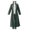 Retorno de reis Isana Yashiro Cosplay Uniformes K Retorno de Kings Green Cape Camisa Calças Halloween