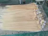 Loop Micro Ring Hårförlängning 100% Remy Human Hair Extension Nano Ring14-24 tum Naturlig Svart Brun Blond 10 Färger 100s/förpackning Billigt