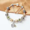 Bears New Fashion Tharm Bears Beads Painnt Fit For Bangle Day Mother's Gift Diy Aceessories Свадебные украшения316A