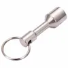 Super Forte Metal Ímã Keychain Split Ring Bolso Keyring Hanging Holder 22