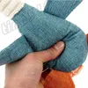 Jouets vocaux d'oie sauvage Nettoyage des dents Résistance aux morsures Jouets molaires Tissu de chanvre En peluche Formation Divertissement Jouets T9I0017