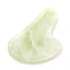 Rose green white purple Quartz Jade Guasha Board Pink Natural Stone Scraper Gua Sha Tools Face Neck Back Body heath tool