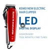 Corte Kemei-2611 Professional Barber Hair Clipper Powerful Cabelo Máquina Trimmer For Men cortador elétrico 9W cabelo Máquina 2611