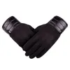 Mode-haute qualité hiver homme femmes gants chaud laine gant antidérapant écran tactile doigt complet