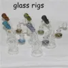 Glass Bong Dab Rig Water Pipes 6.3" Quartz Banger Bongs Heady Mini Pipe Wax Oil Rigs Small Bubblers
