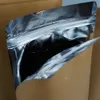 12 cm20cm 100pcspack tjockare slipning brun kraftpapper ziplock väska inner silver aluminium folie candychocolate matpåse reusab6787295