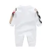 Haute qualité bébé vêtements printemps été à manches longues coton barboteuse bébé body vêtements enfants vêtements dessin animé mode fille combinaison Rom