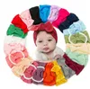 Baby Hairband Toddler Bowknot Headband Turban Tassel Ball Nylon Kids Hairband Girls Solid Headwear Head Wrap Hair Band Accessories D10