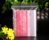 100pcs/pack High Clear PE Zip Lock Bags Reclosable Plastic Sugar Candy Dried Fruits Powder Books Gifts Cookies Pouches