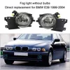 Freeshipping أضواء الضباب الأمامية لسيارات bmw e39 1 زوج اليسار الحق دون المصابيح استبدال عدة لسيارات bmw e39 لسيارات bmw أضواء الضباب مصباح