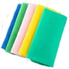 Body Back Wash Scrubbers Asciugamano da doccia Lungo esfoliante Viscosa Pulizia della pelle Scrub Spugna Viscosa Multi colori Nylon